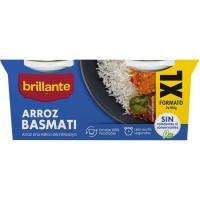 Vasito de arroz basmati XL BRILLANTE pack 2x200 g