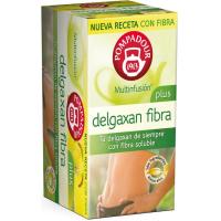 Infusión Delgaxan fibra plus, 20 sobres