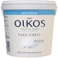 Yogur griego natural para chefs OIKOS tarrina 900 g