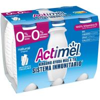 Actimel para beber natural 0% DANONE pack 6x100 g