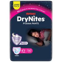 Pants noche niña 4-7 años 17-30 kg DRYNITES, paquete 16 uds