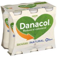 Danacol para beber natural DANONE pack 6x100 ml